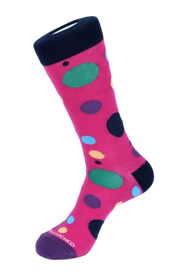 Scatter Dot Crew Socks