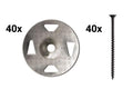 Schluter Kerdi-Board 1-5/8" Screws & Washers 40-Pack