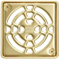 Schluter KERDI-DRAIN 4" Classic Gold Grate