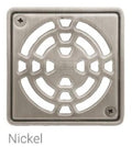 Schluter KERDI-DRAIN 4" Classic Nickel Grate
