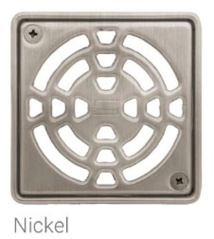 Schluter KERDI-DRAIN 4" Classic Nickel Grate