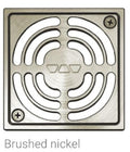 Schluter KERDI-DRAIN 4" Contour Brushed Nickel Grate