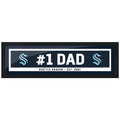 Seattle Kraken Frame - 6" x 22" #1 Dad