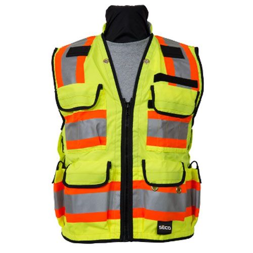 SECO 8265 Series ANSI2004 Class 2 Safety Vests (2 Color Options)