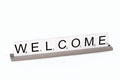 Serenity Welcome Letter Tile Sign