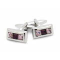 Shades of Pink Austrian Crystal Cufflinks