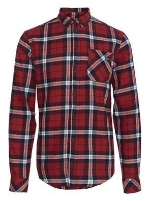 Slim Fit Plaid Shirt