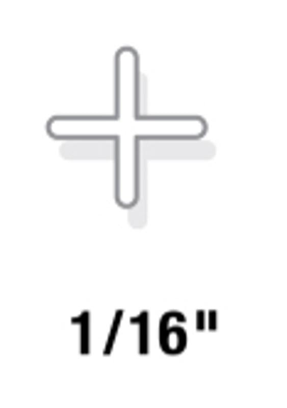 Soft Wall Spacers 1/16" 300 Pack