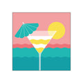 Soleil Couchant • Beverage Napkins