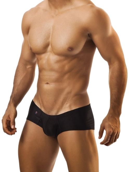 Solid Colour Cheek Boxer Black