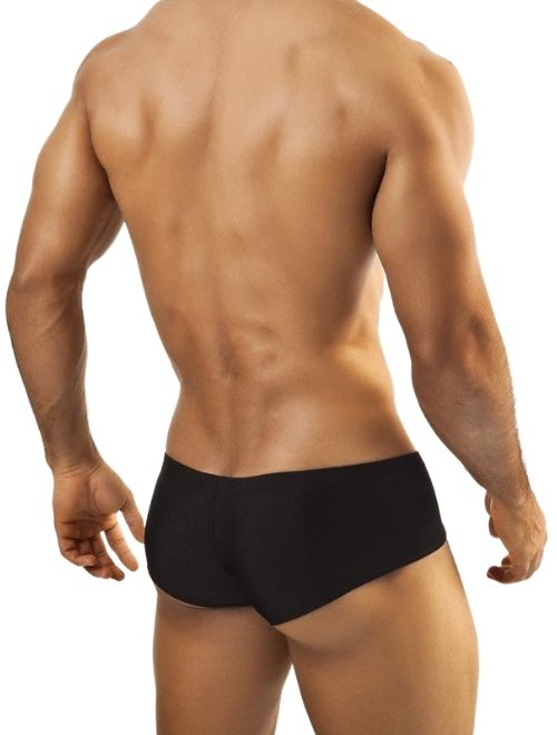 Solid Colour Cheek Boxer Black