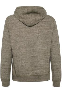 Solid Colour Zip Hoodie - Forest Green