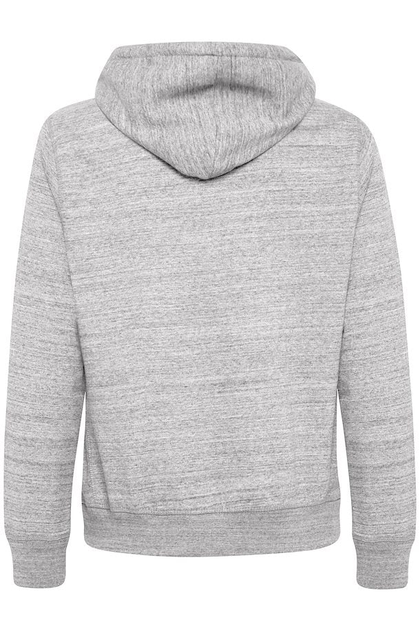 Solid Colour Zip Hoodie - Stone Mix