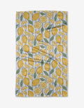 Sour Lemon Stripes Tea Towel