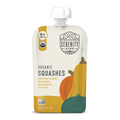 Serenity Kids organic squashes pouch on a white background