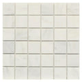 Statuary Carrara White 2x2 Polished Marble Mosaic Tile