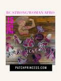 Strong Woman Afro BREAST CANCER JACKET BAG