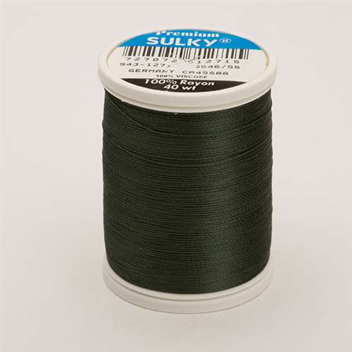 Sulky 40 wt 850 Yard Rayon Thread - 943-1271 - Evergreen