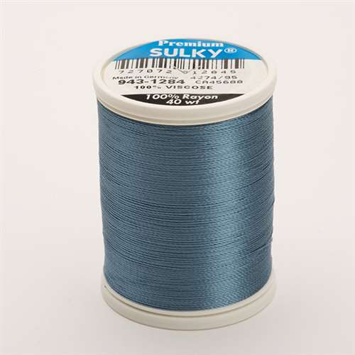 Sulky 40 wt 850 Yard Rayon Thread - 943-1284 - Dk Winter Sky