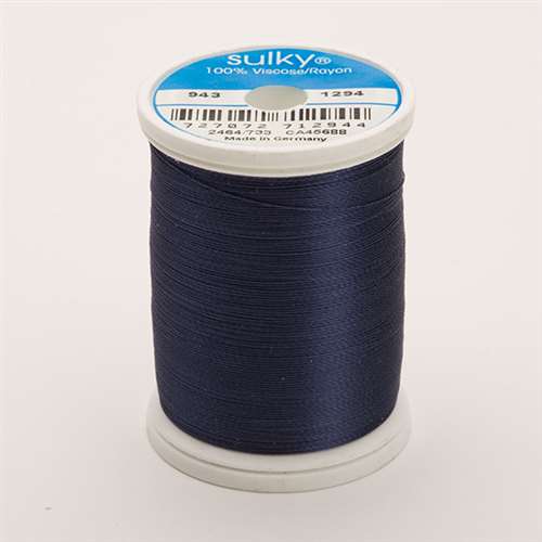Sulky 40 wt 850 Yard Rayon Thread - 943-1294 - Deep Slate Gray