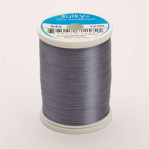 Sulky 40 wt 850 Yard Rayon Thread - 943-1295 - Sterling