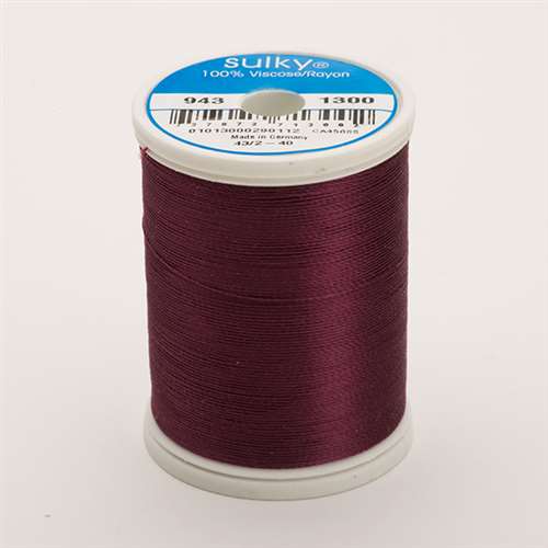 Sulky 40 wt 850 Yard Rayon Thread - 943-1300 - Plum