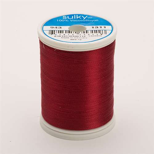 Sulky 40 wt 850 Yard Rayon Thread - 943-1311 - Mulberry