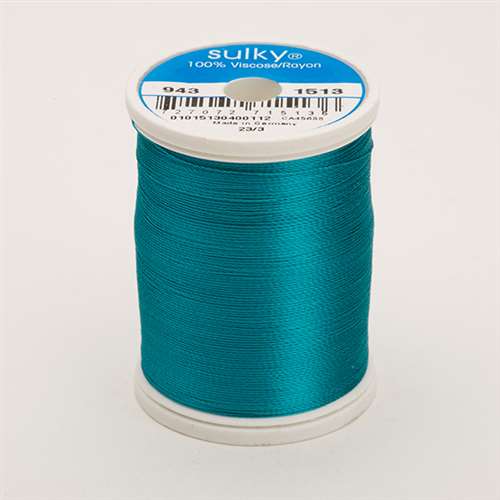 Sulky 40 wt 850 Yard Rayon Thread - 943-1513 - Wild Peacock