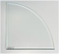 Super Clear Glass Corner Shelf 9x9