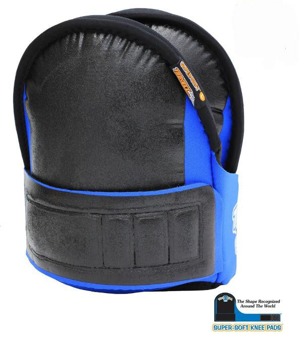 Super Soft Urethane Knee Pads Blue Large