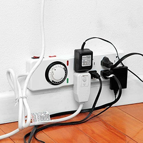 Surge Protector with 8 Outlets & Timer - Aquaponics For Life