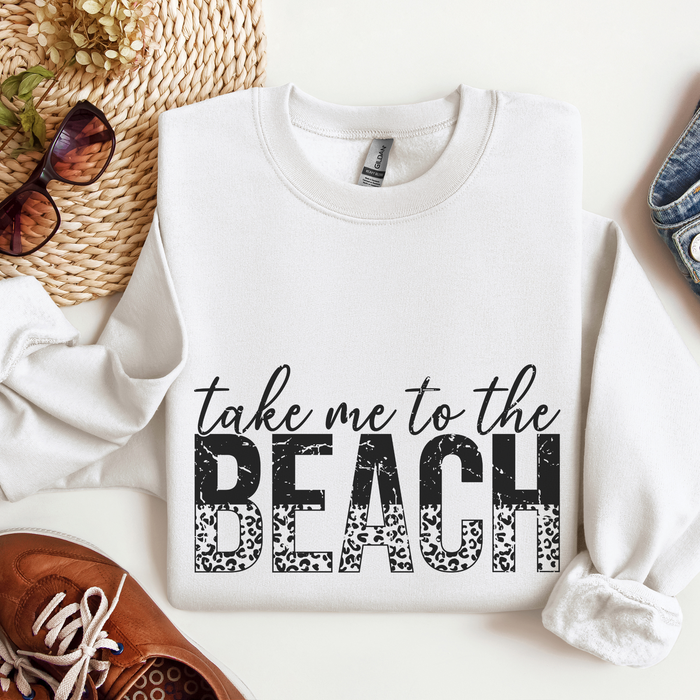 Take Me to the Beach Summer Graphic Sweatshirt