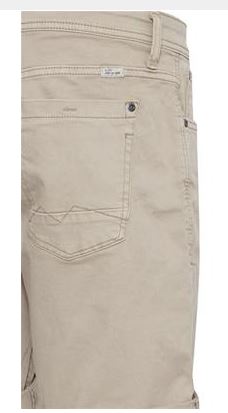 Tan Denim Stretch Short
