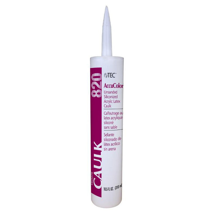 TEC 820 Standard White Unsanded Caulk
