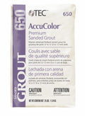 TEC Steel Gray Sanded Grout, 25 lb