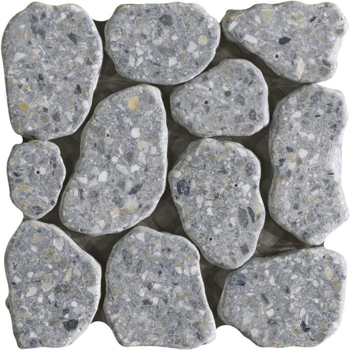 Terrazzo Gralo Pebbles 12x12 Natural Stone Tile