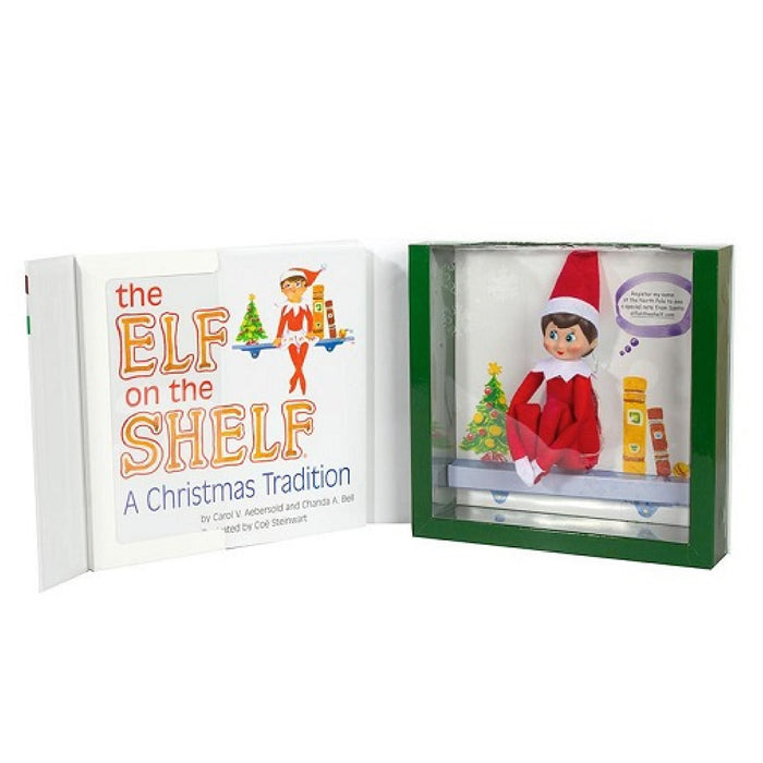 The Elf on the Shelf: A Christmas Tradition - Girl Scout Elf with Brown Eyes - Includes Artfully Illustrated Storybook, Keepsake Box and Official Adoption Certificate