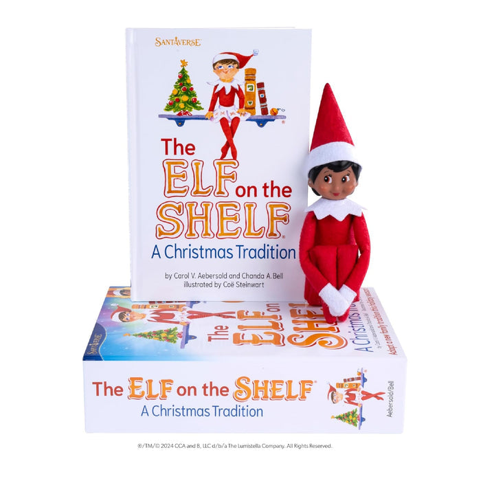 The Elf on the Shelf: A Christmas Tradition - Girl Scout Elf with Brown Eyes - Includes Artfully Illustrated Storybook, Keepsake Box and Official Adoption Certificate