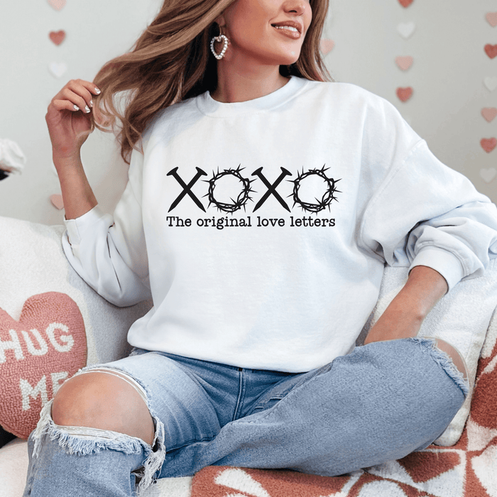 The original XOXO Valentine's Day Graphic Sweatshirt - Trendznmore