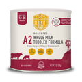 Serenity Kids A2 Whole Milk Toddler Formula can on a white background