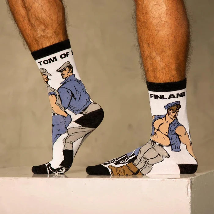 Tom of Finland Denim Trio Gym Socks