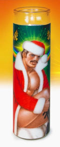 Tom of Finland Sexy Santa Prayer Candle