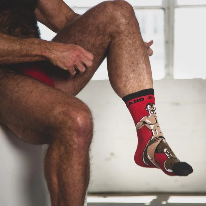 Tom of Finland Vitruvian Men Gym Socks