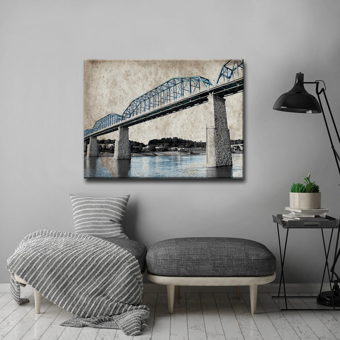 Under The Bridge' Wrapped Canvas Wall Art