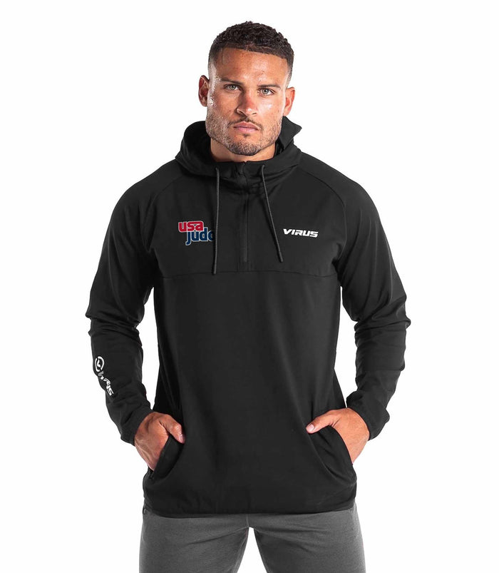 USA Judo Ample ½ Zip Hoodie - VIRUS® Performance Apparel