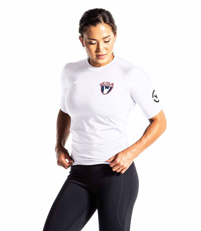 USAW CO32 S/S Rashguard - VIRUS® Performance Apparel