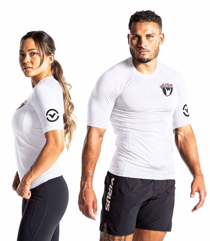 USAW CO32 S/S Rashguard - VIRUS® Performance Apparel