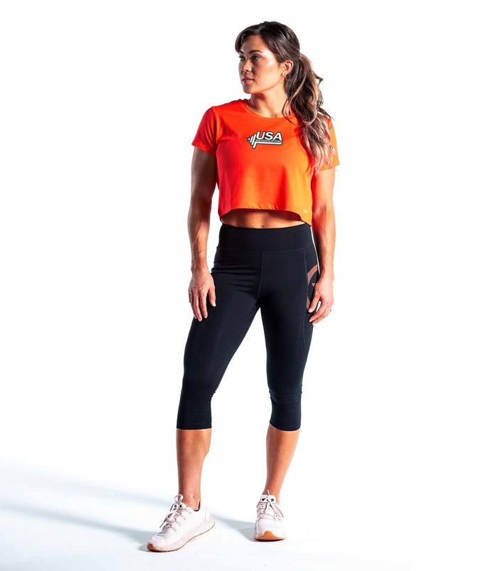 USAW Interval Crop - VIRUS® Performance Apparel
