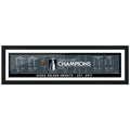 Vegas Golden Knights Stanley Cup Champions Frame - 6" x 22" Stats