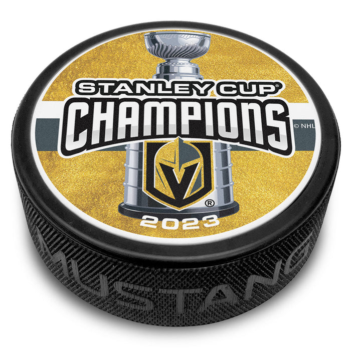 Vegas Golden Knights Stanley Cup Champions Puck -  2023 CHAMPS